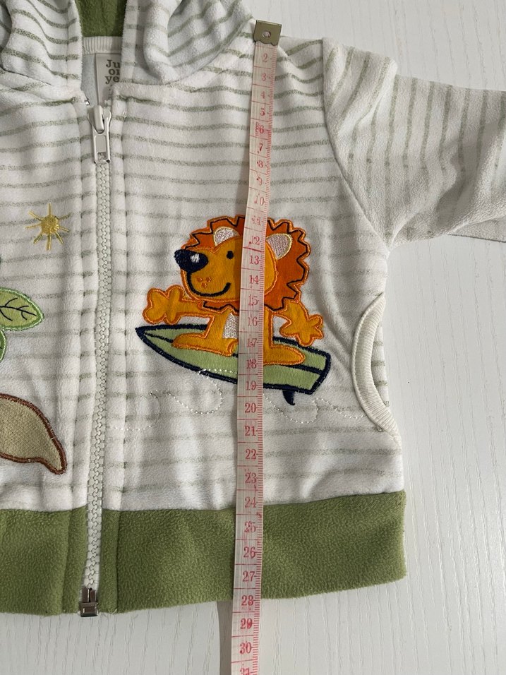 Kapüşonlu Nakışlı Bebek Takımı - Görsel 4