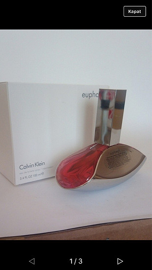 Calvin Klein Calvin Klein euphoria 100ml Bayan Tester Parfüm