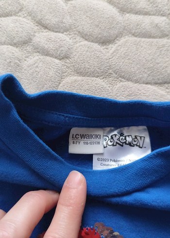 Renkli Baskılı Mavi Erkek Çocuk Sweatshirt - Görsel 2