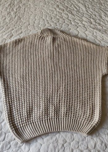 Bej Örgü Kadın Kazak - Görsel 4