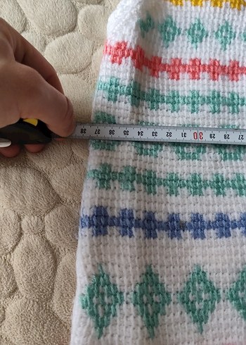 Kız Çocuk Renkli Nakışlı Örgü Süveter - Görsel 3