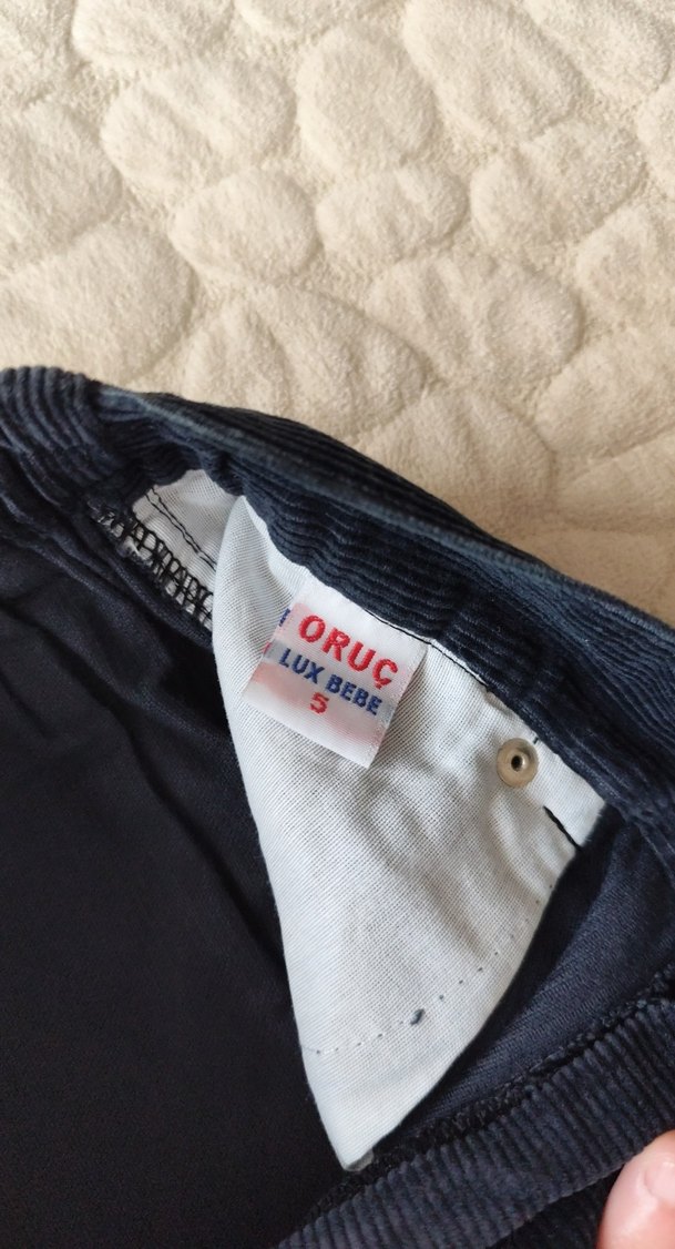 Nakışlı Kız Çocuk Kot Pantolon - Görsel 3