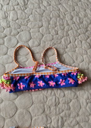 Renkli Bohem Kız Çocuk İpli Bikini - Görsel 3