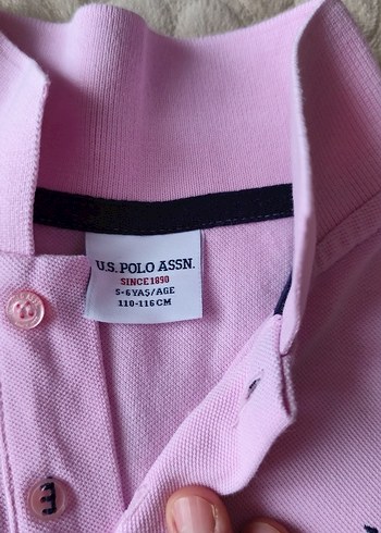 Kızlar için Pembe Polo Tişört - Görsel 3