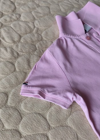 Kızlar için Pembe Polo Tişört - Görsel 2