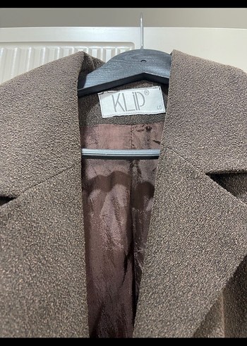 Kahverengi Düğmeli Kadın Blazer Ceket - Görsel 3