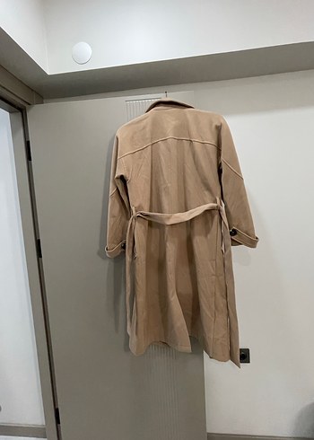 Bej Kadın kaşe kaban - Görsel 4