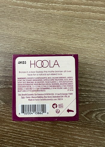 Benefit Hoola Mini Allık 2.5g Bordo - Görsel 3