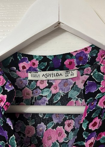 Mor Bağlamalı Uzun Bohem Elbise - Görsel 4