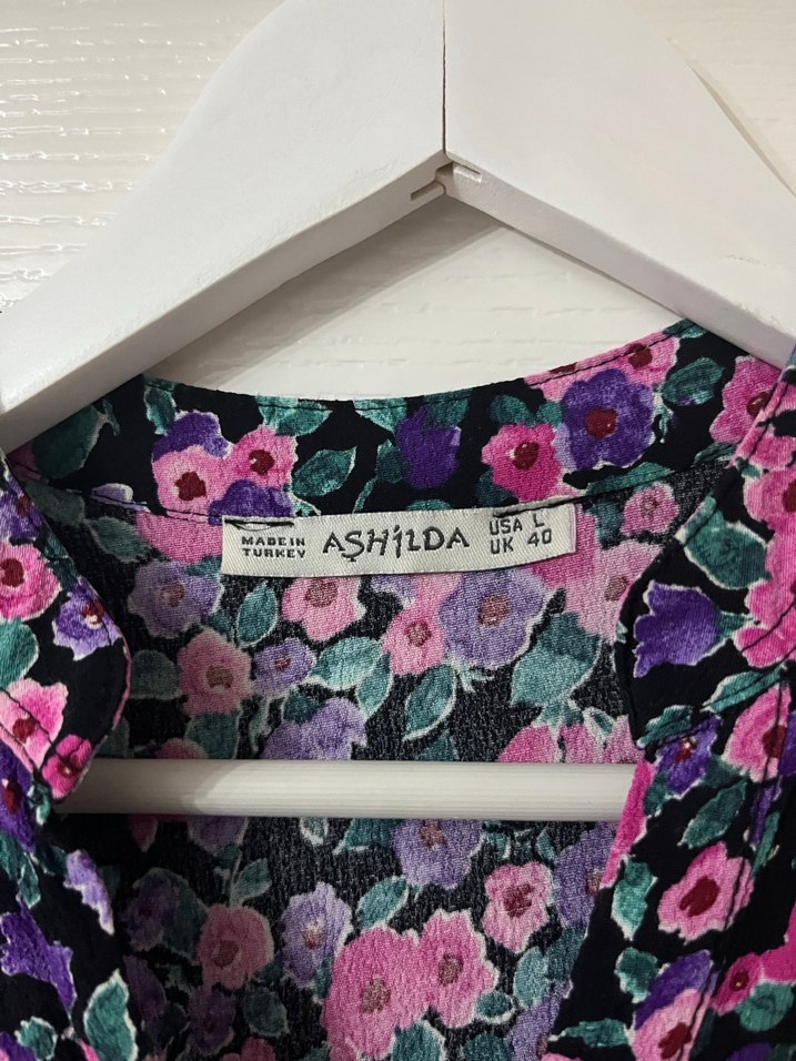 Mor Bağlamalı Uzun Bohem Elbise - Görsel 4