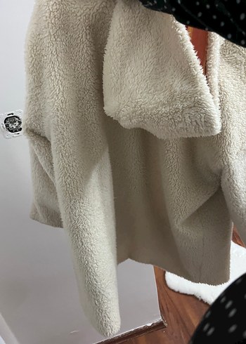 Kapüşonlu Bohem Tarzı Kadın Ceket çift taraflı - Görsel 6