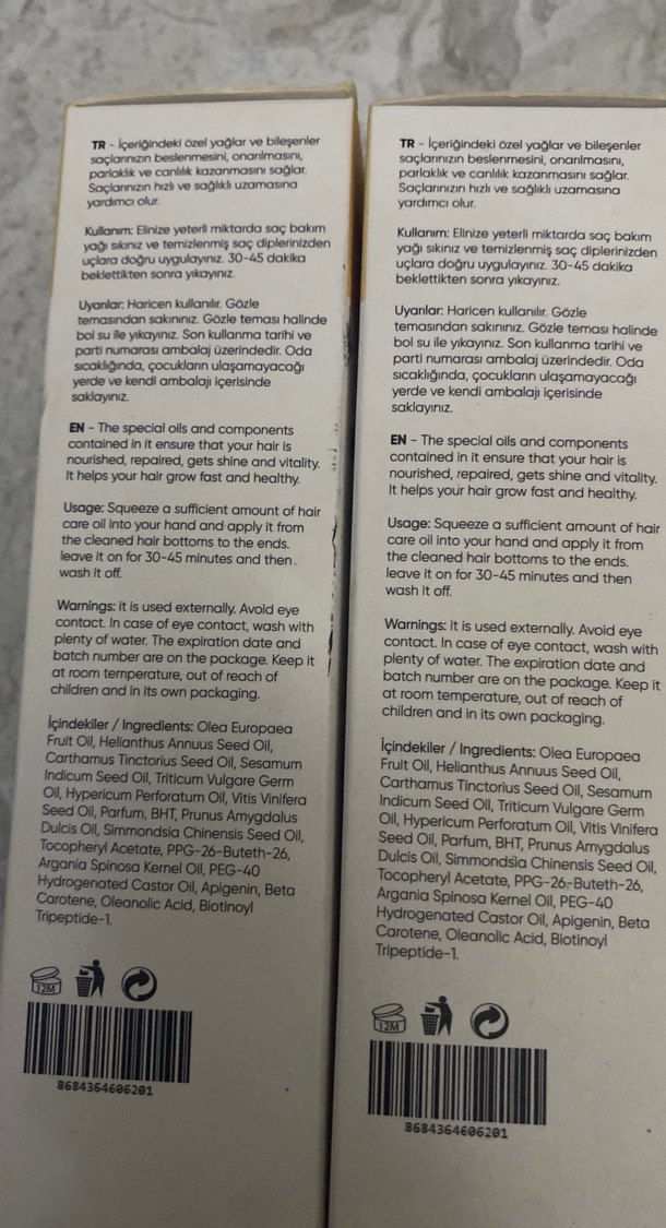 Penasia Saç Bakım Yağı - Tüm Saç Tipleri İçin - Görsel 2