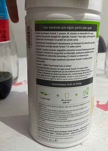 Herbalife Besleyici Shake Karışımı - Görsel 2