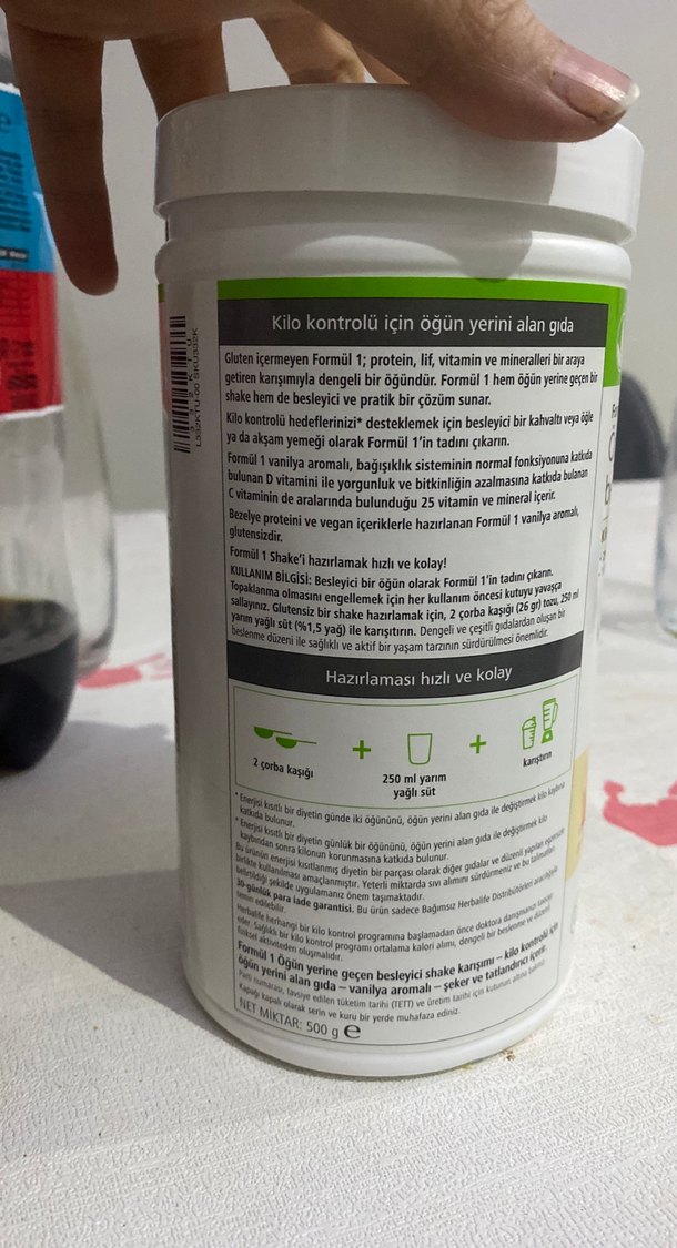 Herbalife Besleyici Shake Karışımı - Görsel 2