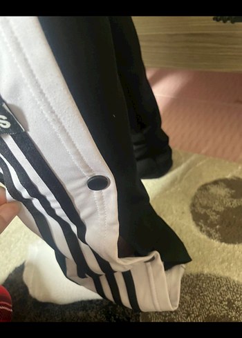 Erkek Siyah Adidas Çizgili Eşofman Altı - Görsel 7