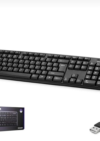 Kablolu Siyah Hadron F Klavye - Görsel 2