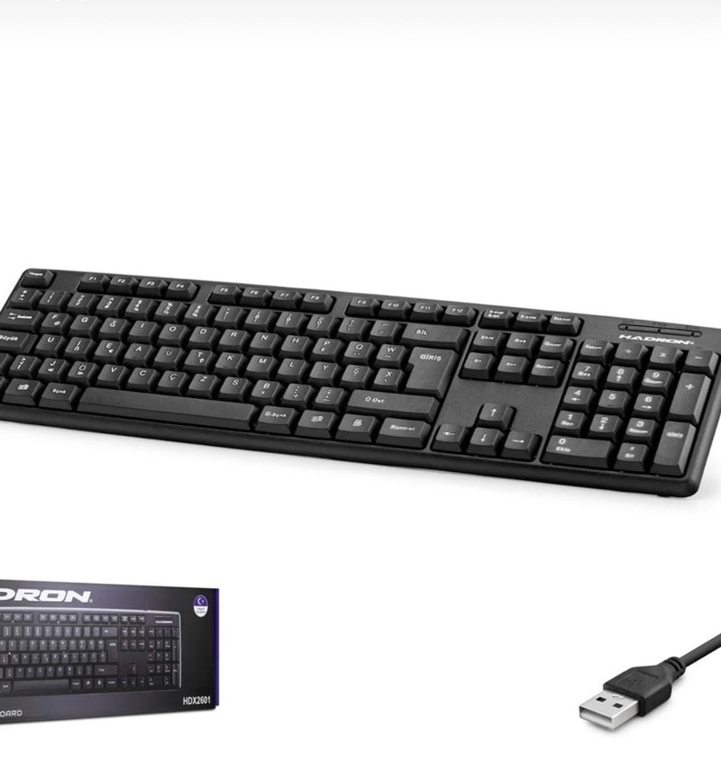 Kablolu Siyah Hadron F  Klavye - Görsel 2