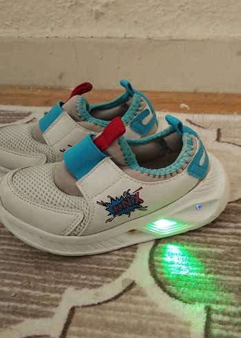 Beyaz Renkli Erkek Çocuk Spor Ayakkabı - Görsel 2