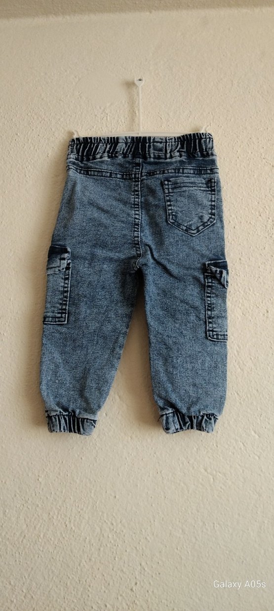 Erkek Çocuk Renkli Baskılı Kot Pantolon - Görsel 2