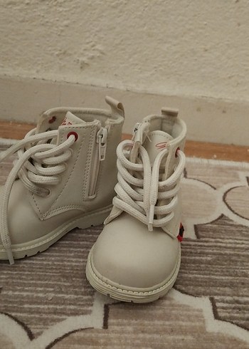 bej Kız Çocuk Nakışlı Sneaker Bot - Görsel 2