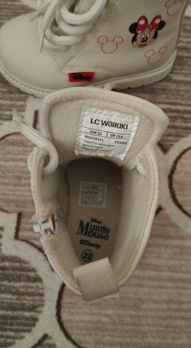 bej Kız Çocuk Nakışlı Sneaker Bot - Görsel 4