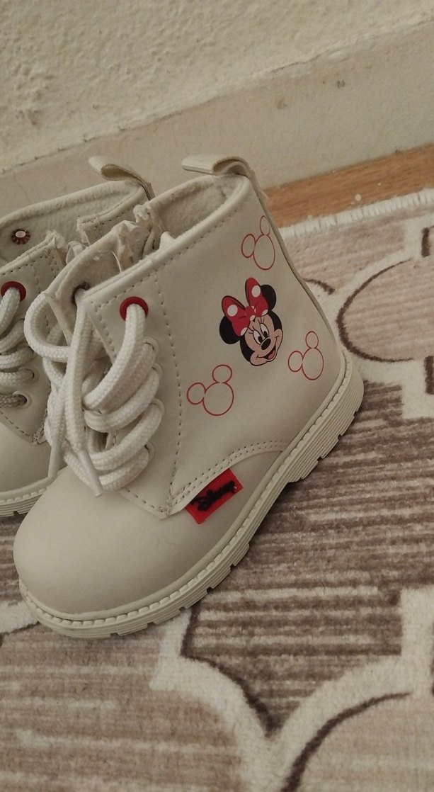 bej Kız Çocuk Nakışlı Sneaker Bot - Görsel 5