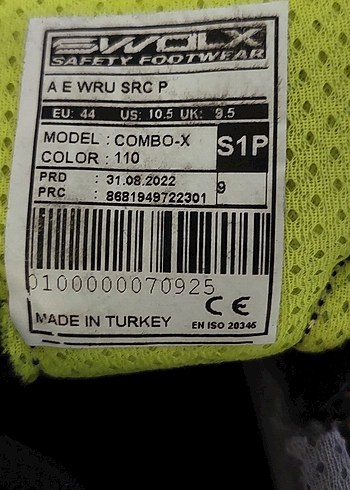 Swolx Combo-X 110 S1P İş Ayakkabısı - Görsel 6