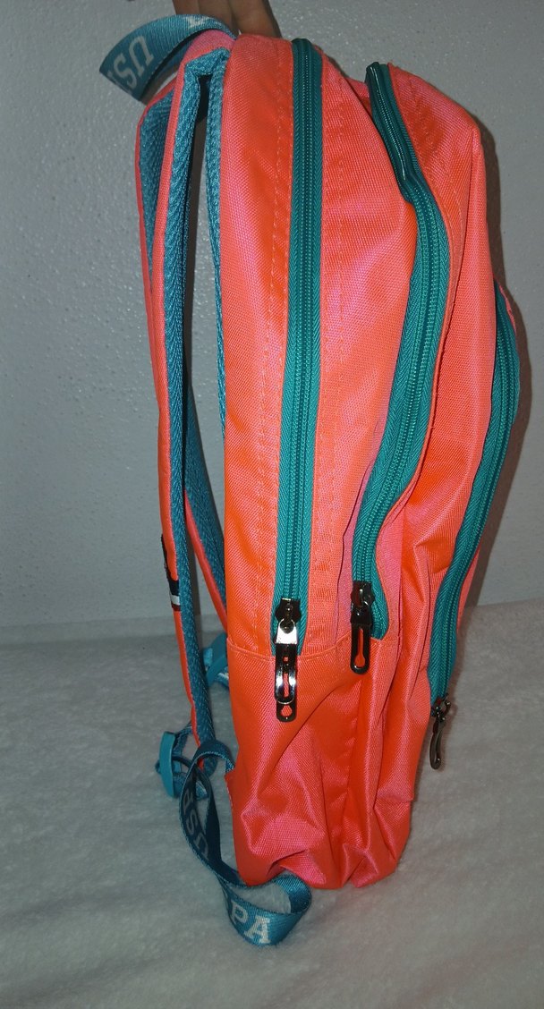 Renkli Pembe U.S. Polo Assn. Çocuk Sırt Çantası - Görsel 5