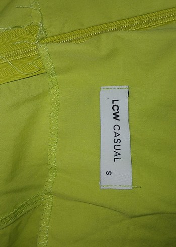 Yeşil Keten Midi Kadın Elbise - Görsel 4