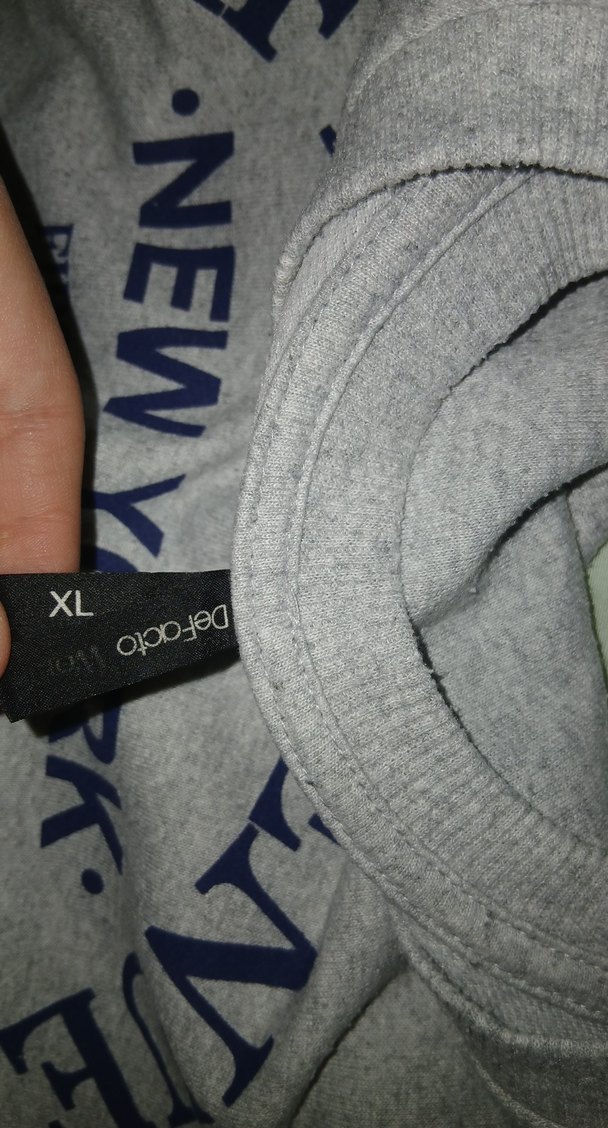 Gri Baskılı Kadın Sweatshirt - Görsel 4