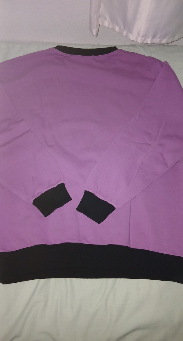 Kadın Mor Disney Baskılı Sweatshirt - Görsel 3