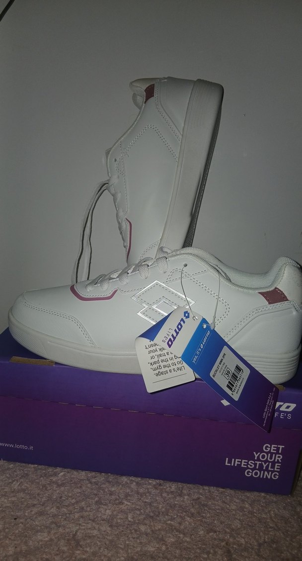 Beyaz Kadın Spor Ayakkabı, Dolgu Topuk - Görsel 2