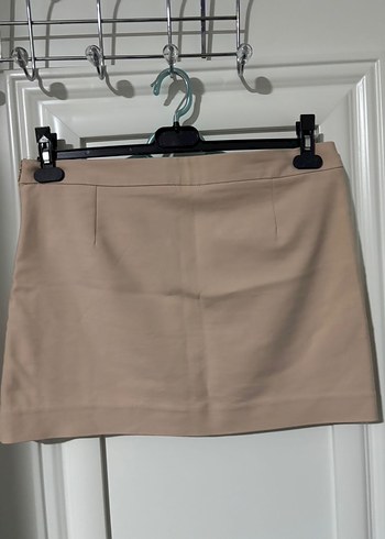 Bej Mini Etek - Görsel 3