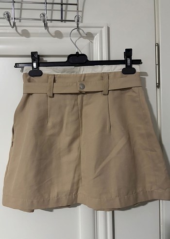 Bej Mini Etek - Görsel 2