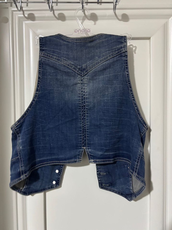 Kadın Kot Yelek - Görsel 2