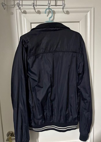 Fermuarlı Siyah Yağmurluk ve Rüzgarlık - Görsel 3