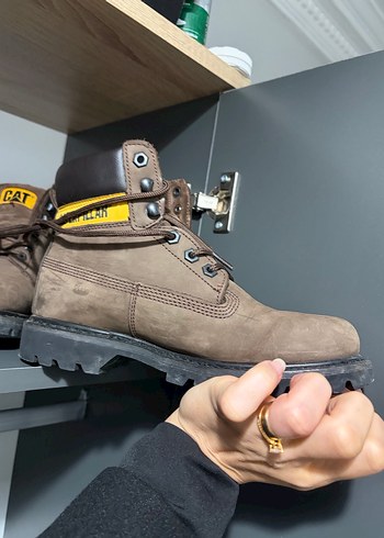 Kahverengi Süet unısex cat bot - Görsel 3