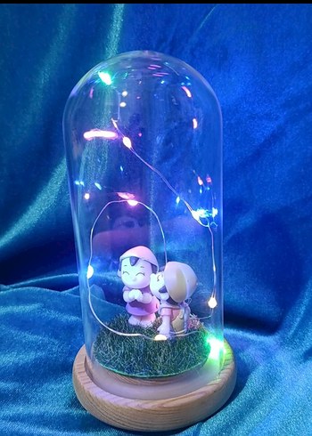 Renkli Mavi Figürlü Led Işıklı Dekor - Görsel 2