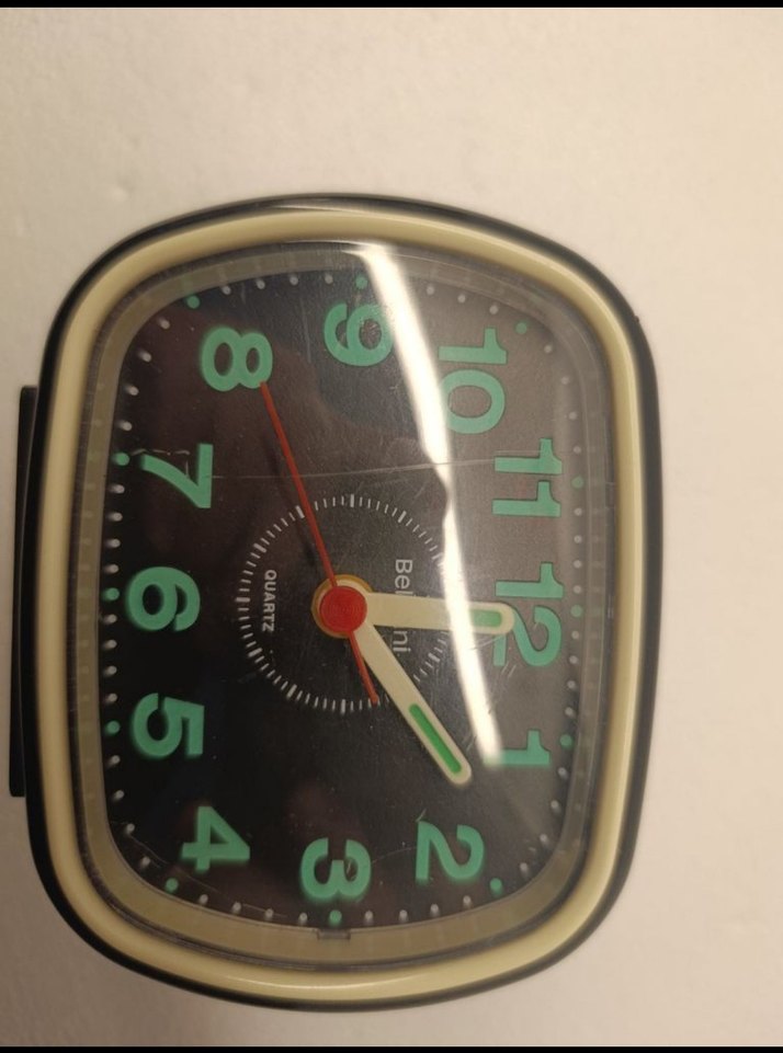 Renkli siyah Masa Saati - Görsel 3