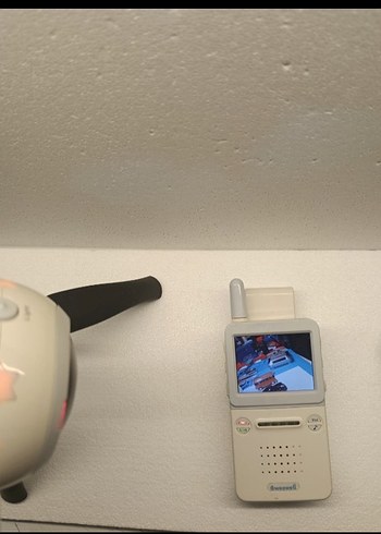 Beyaz Bebek Monitörü ve Kamerası - Görsel 3