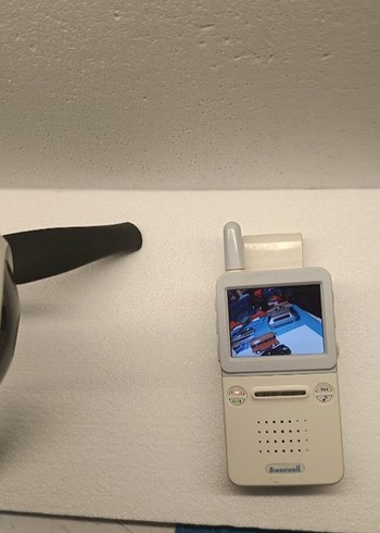 Beyaz Bebek Monitörü ve Kamerası - Görsel 5