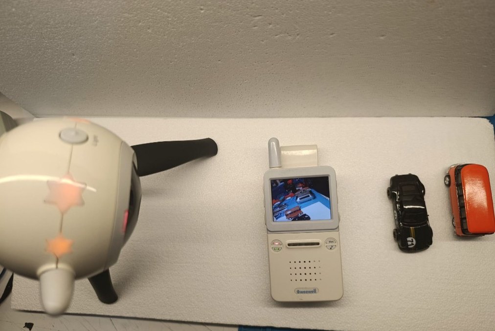 Beyaz Bebek Monitörü ve Kamerası - Görsel 5