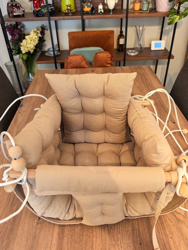 Astariaart Bej renkli Puffy Swing salıncak - Görsel 3