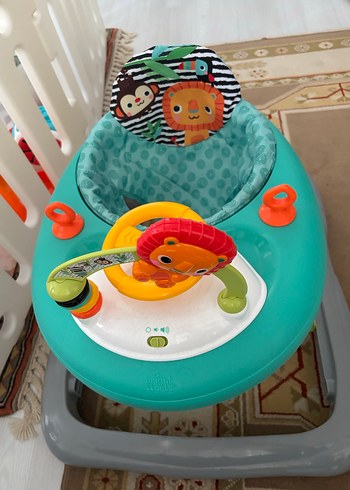 Bright stars zig zag zebra katlanabilir yürüteç - Görsel 2