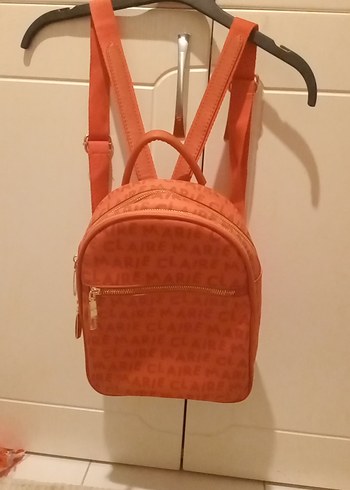 Baskılı Deri Kadın Sırt Çantası - Görsel 2