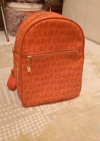 Baskılı Deri Kadın Sırt Çantası - Görsel 3