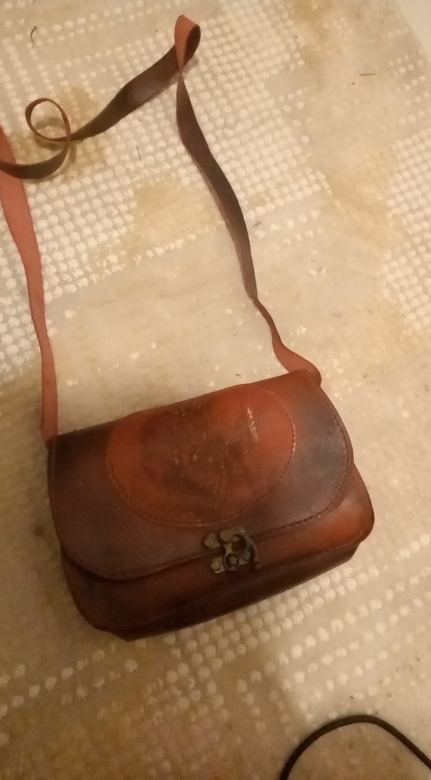 orjinal deri çapraz canta - Görsel 2