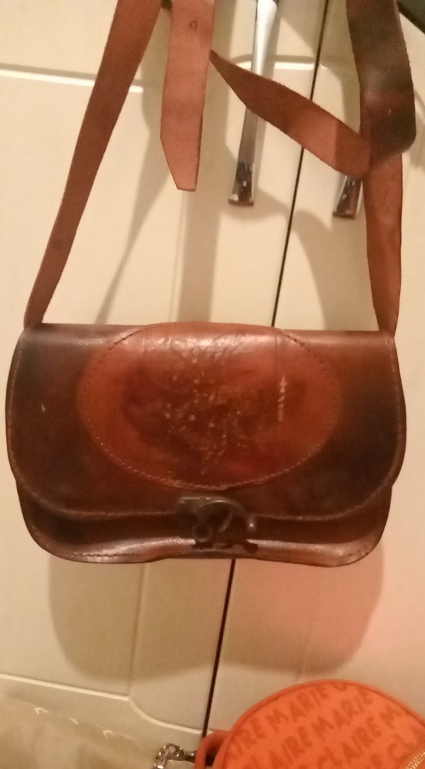 orjinal deri çapraz canta - Görsel 4