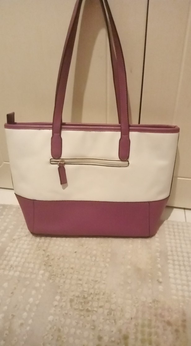 Mor Detaylı Kadın Deri Çanta - Görsel 2