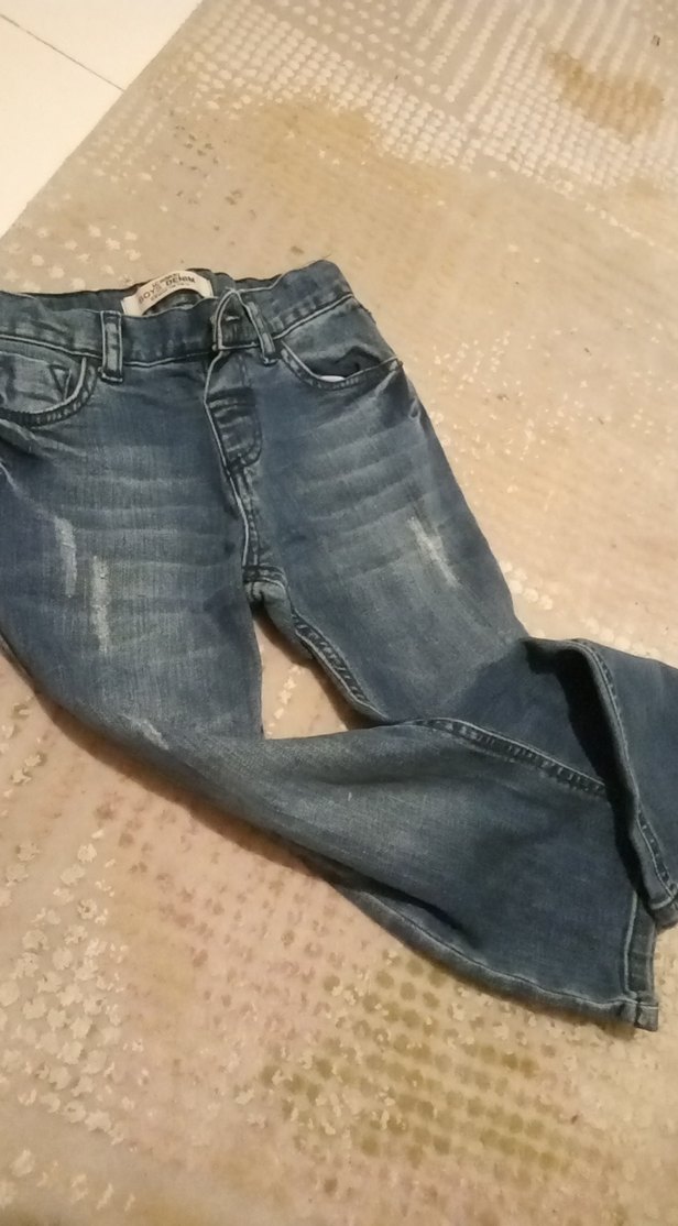 Erkek Çocuk Mavi  Kot Pantolon - Görsel 2